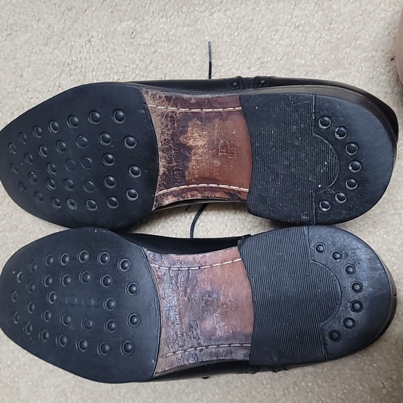 Daniel Cremieux Leather Dress Shoes Mens 9.5 D Oxford Cap Toe Black - Picture 10 of 12